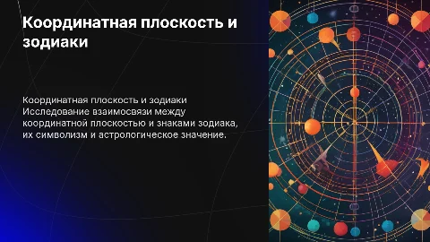 координатная плоскость и знаки зодиака