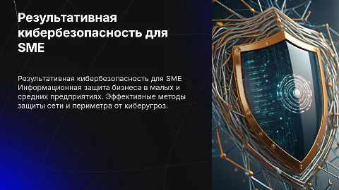 Результативная кибербезопасность для SME: защита бизнеса