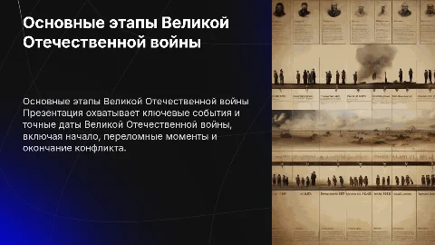 основные этапы с точными датами ВОВ