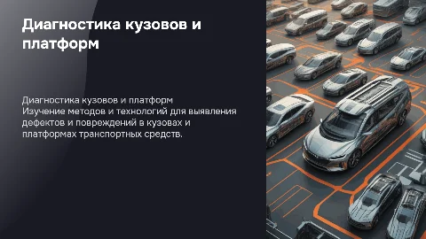 Диагностирование кузовов и платформ