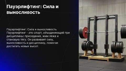 мой любимый вид спорта пауэрлифтинг