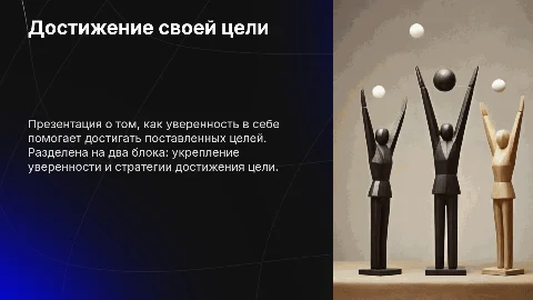 Достижение своей цели: уверенность в себе и стратегии достижения