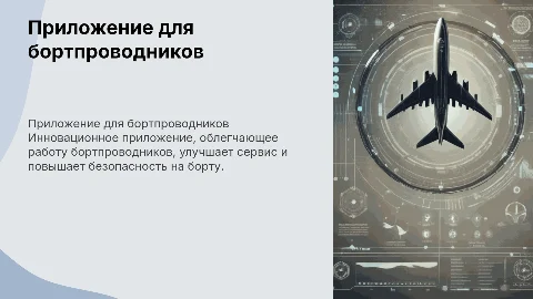 Приложение для бортпроводников
