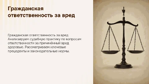 Гражданская ответственность за вред: анализ судебной практики