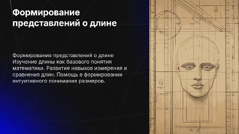 Формирование представлений о длине
