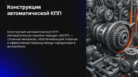 Конструкция АКПП
