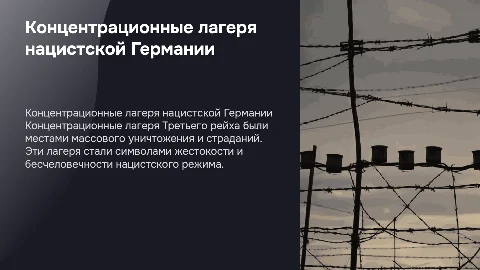 Концентрационные лагеря Третьего рейха