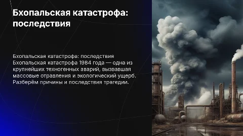 Бхопальская катастрофа