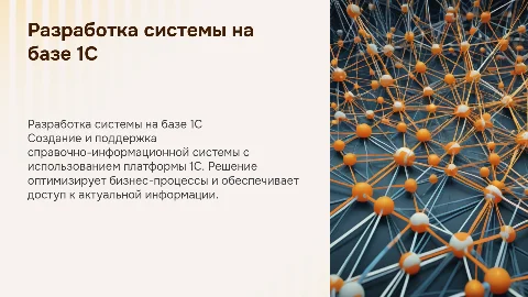 Разработка и сопровождение справочно-информационной системы 1С