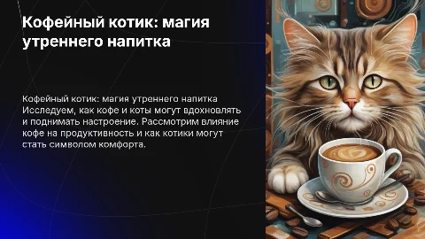 кофейный котик