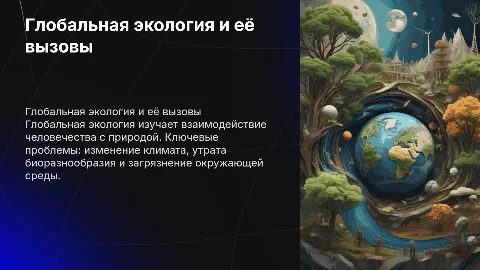 Глобальная экология