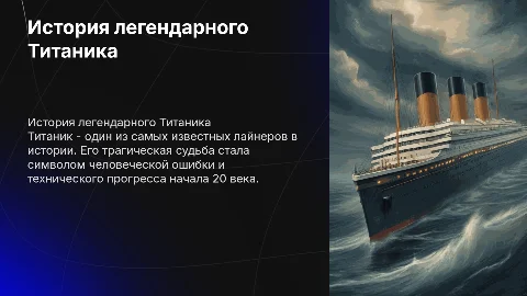 История Титаника