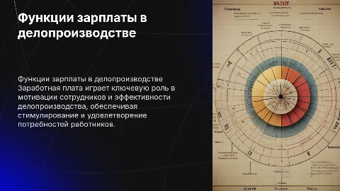 Заработная плата и её функции в делопроизводстве