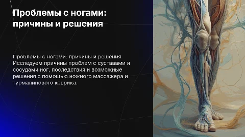 Проблемы с суставами и сосудами в ногах: причины и решения