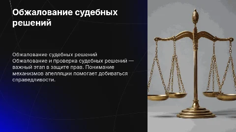 обжалование и проверка судебных решений и определений