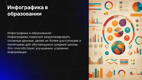 Особенности подготовки обучающихся средней школы инфографикой