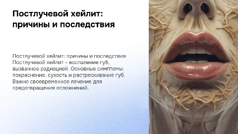 Постлучевой хейлит