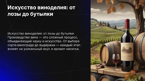 Производство вина