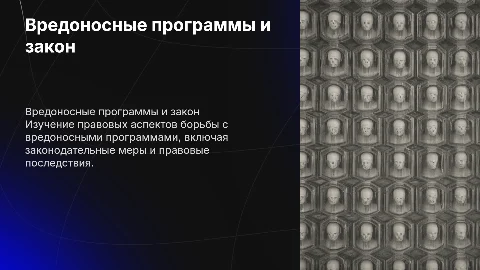 вредоносные программы и закон
