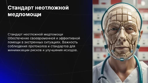 Стандарт оказания неотложной медицинской помощи