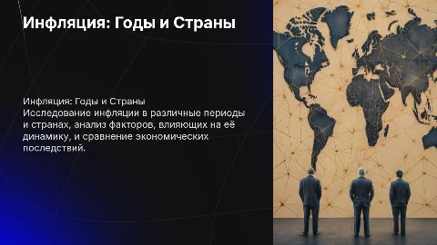 Инфляция в разные годы и в разных странах