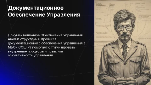 Анализ документационного обеспечения управления в МБОУ СОШ 79
