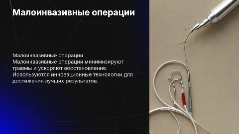 Малоинвазивные операции в хирургии