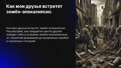 Как мои друзья выжили бы в зомби-апокалипсисе