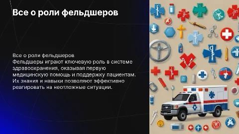 все о фельдшерах