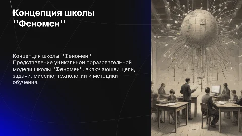 Концепция образовательной организации школы Феномен