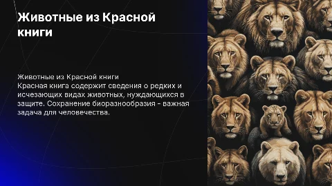 животные из красной книги