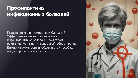 Индивидуальный проект Профилактика инфекционных заболеваний
