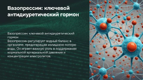 Презентация о вазопрессине: антидиуретический гормон