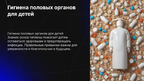 Гигиена половых органов для детей