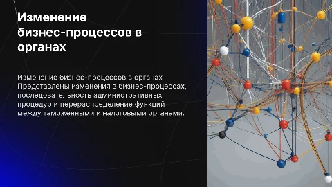 Изменение бизнес-процессов и административных процедур