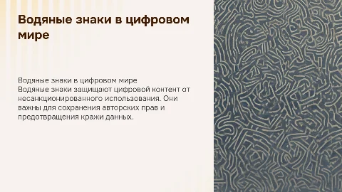 водяные знаки в цифровую эпоху