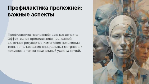профилактика пролежней