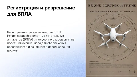 Регистрация бпла и разрешение на полёт