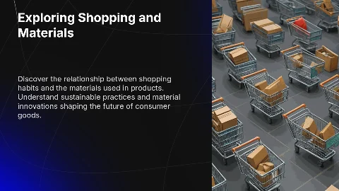 shopping and materials