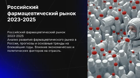 Российский фармацевтический рынок 2023-2025