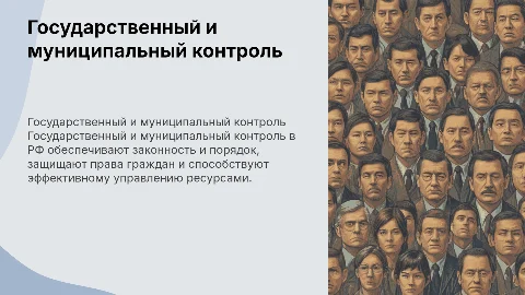 Государственный и муниципальный контроль в Российской Федерации