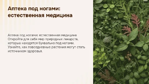 Аптека под ногами