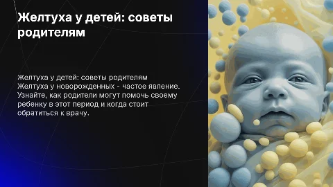 желтуха у детей что делать родителям