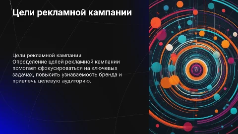Цели рекламной кампании