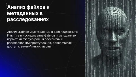 Изъятие и исследование файлов в расследовании преступлений
