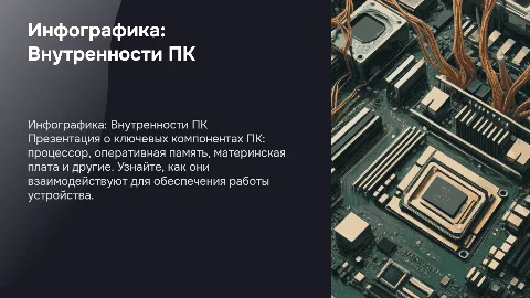 Инфографика устройство ПК