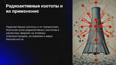Применение радиоактивных изотопов в авариях на АЭС