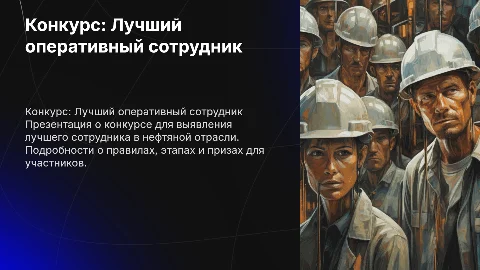 Презентация о конкурсе «Лучший оперативный сотрудник»