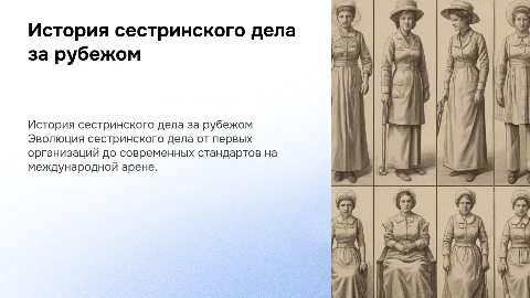 История развития сестринского дела за рубежом