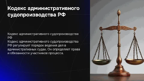 Судебное разбирательство по Кодексу административного судопроизводства